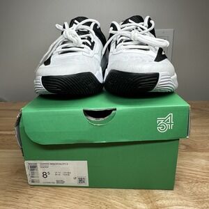 Nike Giannis Immortality 2 Basketball Shoes Mens Size 8.5 Black White DZ7533-100